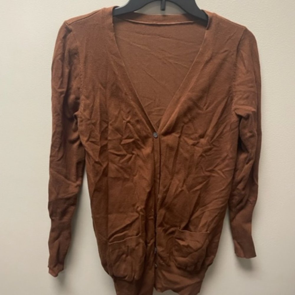 Full button up sweater